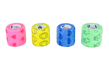 Dynarex 3328 Sensi Wrap, Self-Adherent - Latex Free, 3" X 5 yds Kids pack, 24/Cs