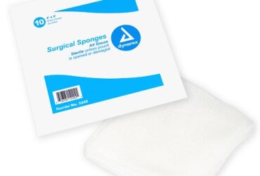 Dynarex 3345 Surgical Gauze Sponge - Sterile 10's, 4" x 4" 12 Ply, 128/10/cs