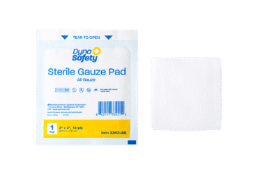 Dynarex 3353 Gauze Pad - Sterile 1's, 3" x 3" 12 Ply, 24/100/cs