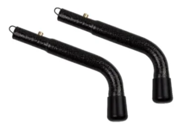 Dynarex 10260 Wheelchair Anti-Tipper, Bariatric, 1pair/bag