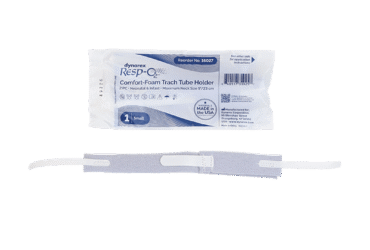 Dynarex 35027 Comfort-Foam Trach Tube Holder, 2-Piece, Small, Neonatal - Infant, 5/10/cs