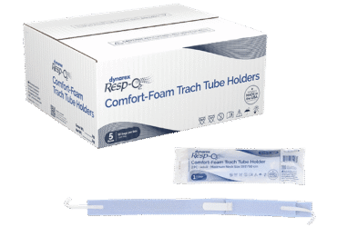 Dynarex 35030 Comfort-Foam Trach Tube Holder, 2-Piece, X-Large, Adult-Bariatric, 10/cs