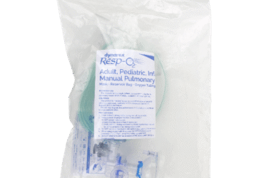 Dynarex 36005 Manual Pulmonary Resuscitator (MPR), Mask, Reservoir Bag, Ox, Infant, 6/cs