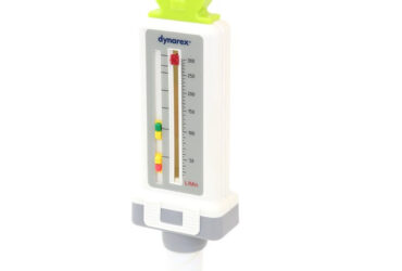 Dynarex 36110 Peak Flow Meter - Low Range, Pediatric - 50-300 L/min, 10/cs