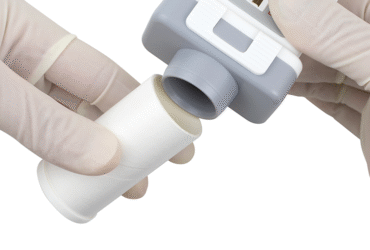 Dynarex 36116 Durable Peak Flow Mouthpieces w/ One-Way Valve, Adult, One-Way Valve, 100/cs