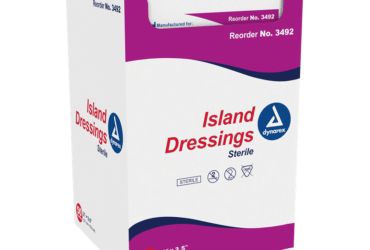 Dynarex 3492 Island Dressing Sterile (Individually Bagged), 2" x 3.5", 6/50/cs