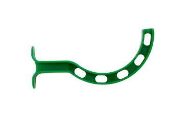 Dynarex 36319 Disposable Guedel Airway, 80 mm, Adult Small, Green, 10/bx