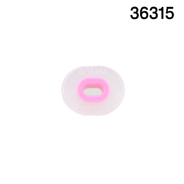 Dynarex 36315 Disposable Guedel Airway, 40 mm, Newborn, Pink, 10/bx