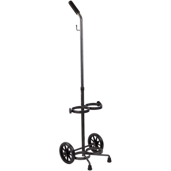 Dynarex 36621 Oxygen Cylinder Cart - Dual, 1pc/cs