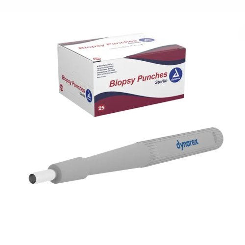 Dynarex 4089 Biopsy Punches, 3.0 mm, Gray, 25/bx