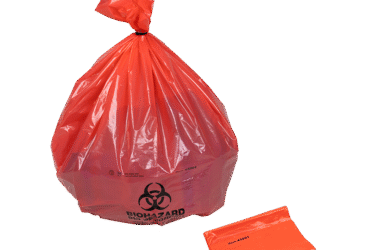 Dynarex 43201 Biohazard Bags, 24" x 25.6" 1.18 mil 12 gallon, 200/cs