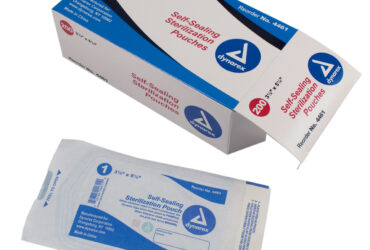 Dynarex 4461 Sterilization Pouches, 3.5" x 5.25", 30/200/cs