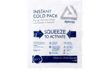 Dynarex 4511UB-1 Instant Cold Pack, 4" x 5", 72/1/CS