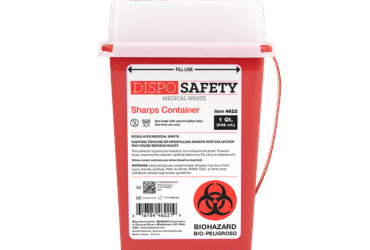 Dynarex 4622 Sharps Containers, 1 qt., 60/cs