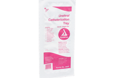 Dynarex 4925 Urethral Catheterization Tray, 20/cs