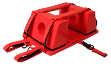 Dynarex 5628 Deluxe Head Immobilizer, Orange, 5/cs