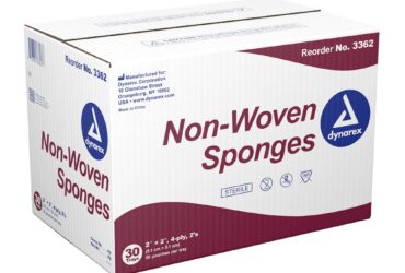Dynarex 3362 Non-Woven Sponge - Sterile 2's, 2" x 2" 4 Ply, 30/50/cs