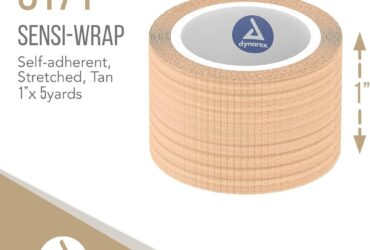 Dynarex 3171 Sensi Wrap, Self-Adherent, 1" x 5 yd Tan, 30/cs
