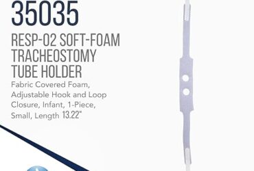 Dynarex 35035 Soft-Foam Trach Tube Holder, 1-Piece, Small, Infant, 100/cs