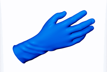 Dynarex 6529 Nitrile Sterile Exam Gloves, Pairs, Medium, Powder-Free, 8/50pr/cs