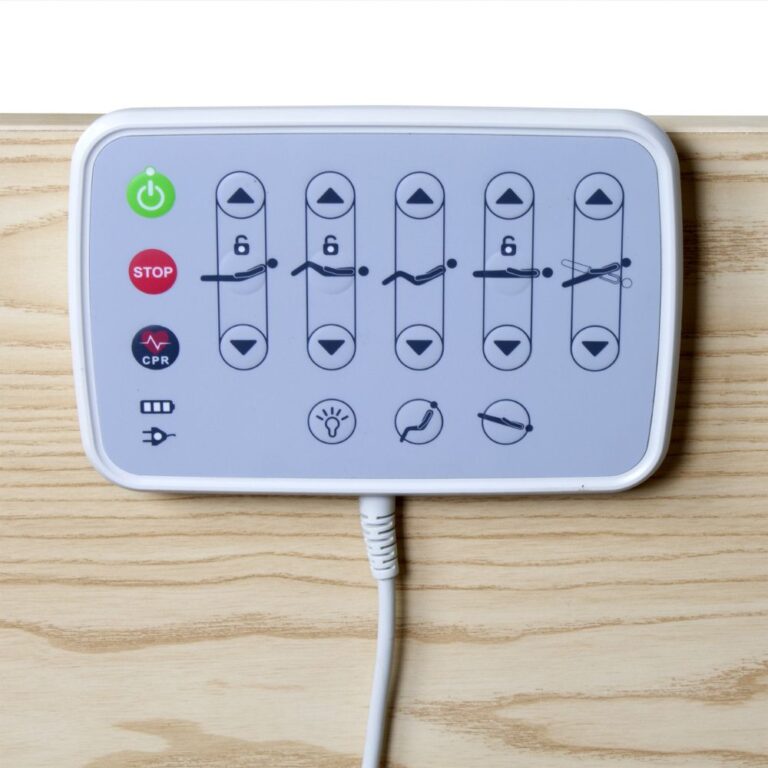 Dynarex 12913-MH Footboards for DB300 w/ 5 Function Staff Control - Mahogany, 36" Fixed, 1pc/cs