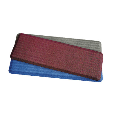 Dynarex 7072 FLATMat w/ Beveled Edge, Woven Pattern, 24" x 70" x 3/4", Burgundy, 1pc/ea