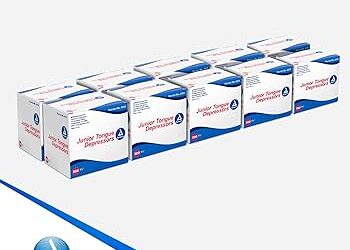 Dynarex 4313 Tongue Depressors Wood - Sterile, 5 1/2", Junior, 10/100/cs