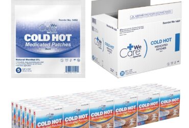 Dynarex 4509 Hot/Cold Pack Cover, fits 4 1/2" x 12" pack, 5/100/cs