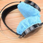 QeeFop 982811 Disposable Earphone Covers – Blue, 8.5–11 cm (100 pcs) – 1 per Pack