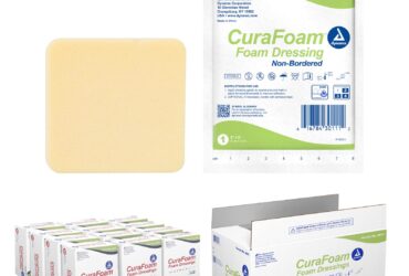 Dynarex 3011 CuraFoam - Foam Dressing, 2" x 2", 12/10/cs