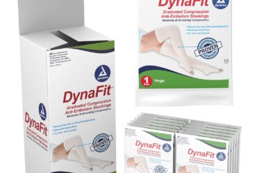 Dynarex 1917 DynaFit Compression Stockings - Thigh, X-Large, 5/12/cs
