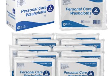 Dynarex 1315 Personal Care Washcloth, 10" x 13", 10/50/cs