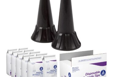 Dynarex 7117 Disposable Ear Specula Tips, 4.25 mm, 10/850/cs