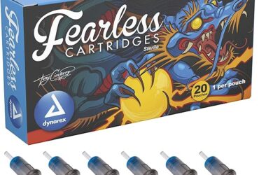 Dynarex 9340 Fearless Tattoo Cartridges - Round Liner, 1201RL, 5/20/cs