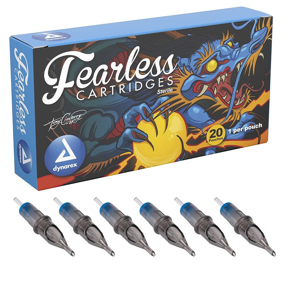 81GWp1u4uYL._UF10001000_QL80.jpg Dynarex 9342 Fearless Tattoo Cartridges - Round Liner, 1205RL, 5/20/cs