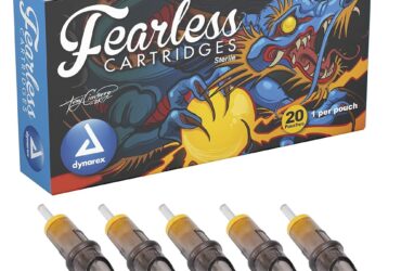 Dynarex 9364 Fearless Tattoo Cartridges - Round Shader, 1208RS, 5/20/cs