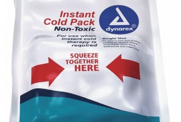 Dynarex 4507 Hot/Cold Pack Cover, fits 5" x 9" & 6" x 9" pack, 5/100/cs