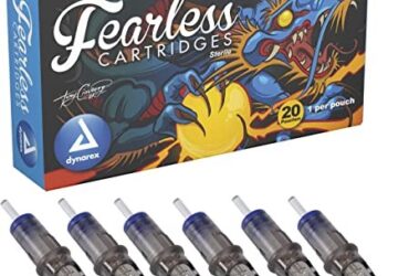 Dynarex 9400 Fearless Tattoo Cartridges - Curved Magnum, 1225M1C, 5/20/cs