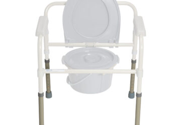 Dynarex RPBC-02ETB Bariatric Bedide Commode Extension Leg with Tip, Blue, 1