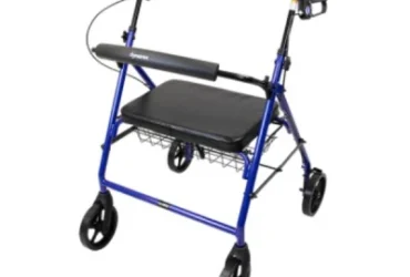 Dynarex 10217 Bariatric HD Rollator, 700 lb. Weight Capacity, 1/pc