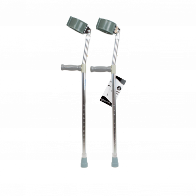 Dynarex 10110-6 Forearm Crutches - Youth, 4'2" - 5'2", 6 pair/cs