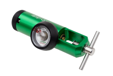 Dynarex 36350 CGA 870 Oxygen Regulator - 0-4 LPM, 0-4 LPM, Barb Outlet, Brass-Sl, 5/1/cs