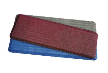 Dynarex 7071 FLATMat w/ Beveled Edge, Woven Pattern, 24" x 70" x 3/4", Cool Gray, 1pc/ea