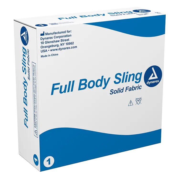 Dynarex 10741XL Full Body Sling - Solid Fabric, X-Large, Blue, 1/bx