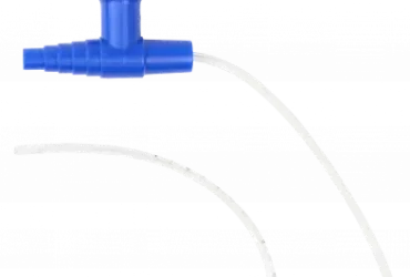 Dynarex 32001 Single Suction Catheter - Graduated w/ Control Valve, 8 Fr, Pediatric, 50/cs