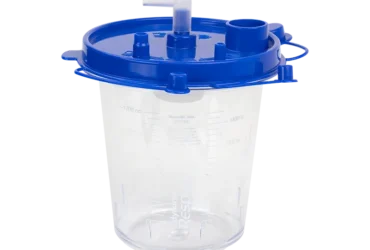 Dynarex 32224 Disposable EMS Suction Canister w/Float Valve Shutoff, 1200 cc, 30/cs