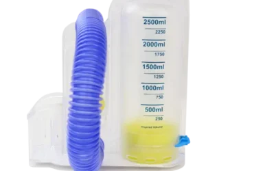 Dynarex 36100 Volumetric Incentive Spirometer, 2500 mL, 12/cs
