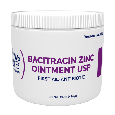 dynarex_1176.png Dynarex 1176 Bacitracin Zinc Ointment, 15 oz. Jar, 12/cs