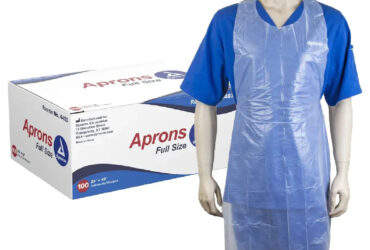 Dynarex 4403 Polyethylene Aprons, 24" x 42", 10/100/cs