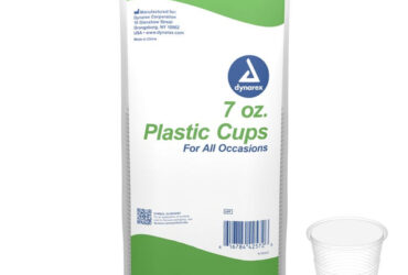 Dynarex 4259 Plastic Cups, 9 oz., 25/100/cs